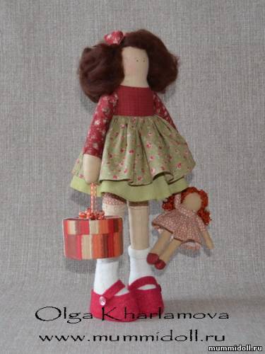 Текстильная кукла - Анечка